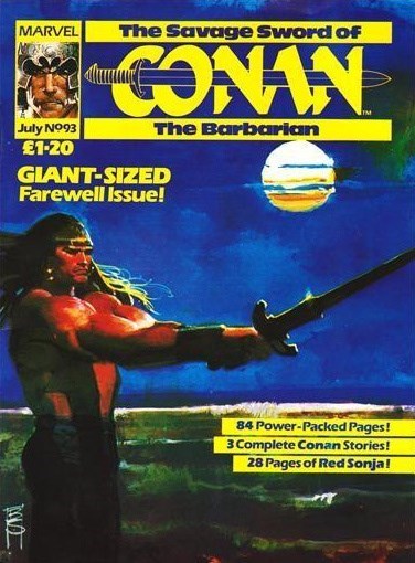 Marvel UK SAVAGE SWORD OF CONAN