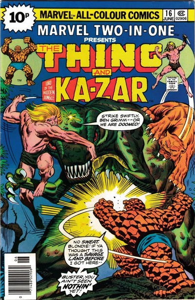 MARVEL TWO-IN-ONE #16C