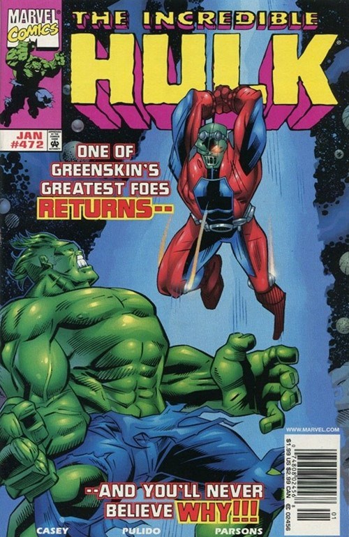 THE INCREDIBLE HULK #472B