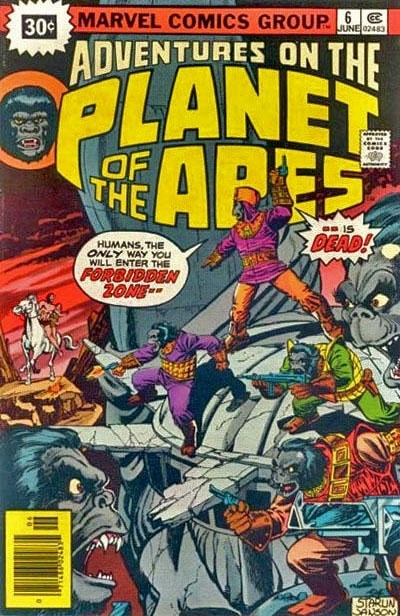 ADVENTURES ON THE PLANET OF THE APES #6B