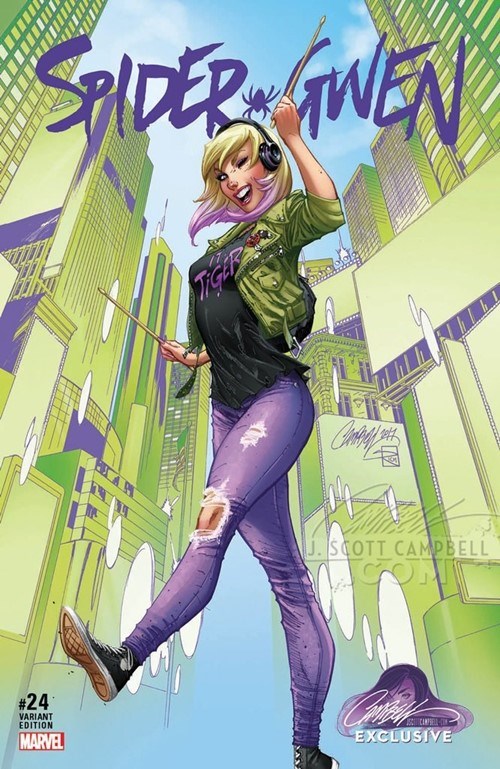 SPIDER-GWEN #24-JSC-B