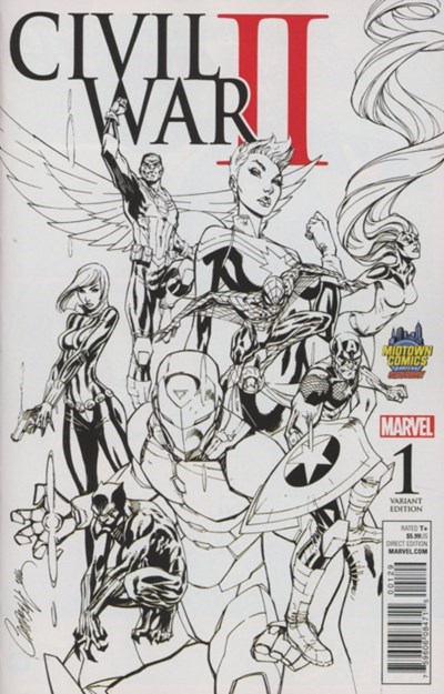 CIVIL WAR II #1-MID-B
