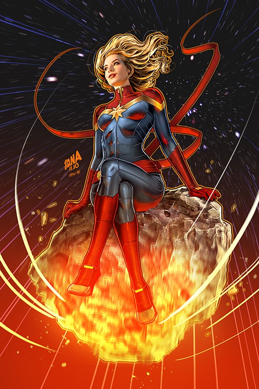 CAPTAIN MARVEL #1-KRS-B