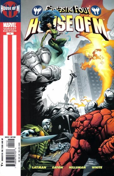 FANTASTIC FOUR: HOUSE OF M #1B