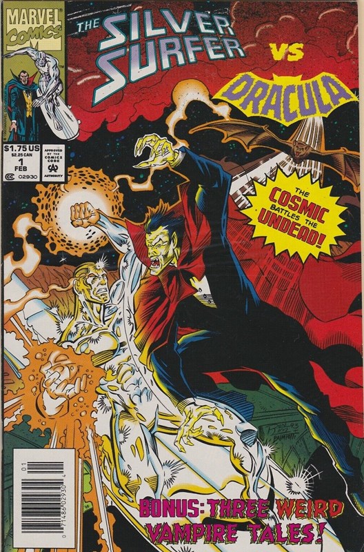 SILVER SURFER VS. DRACULA #1B