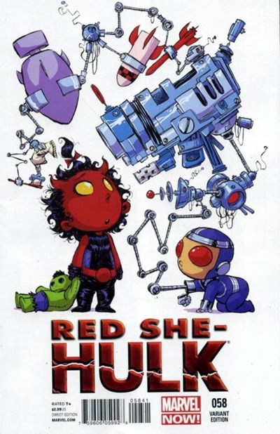 RED SHE-HULK #58B