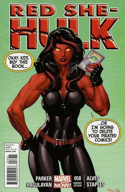 RED SHE-HULK #58C