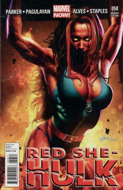 RED SHE-HULK #58D