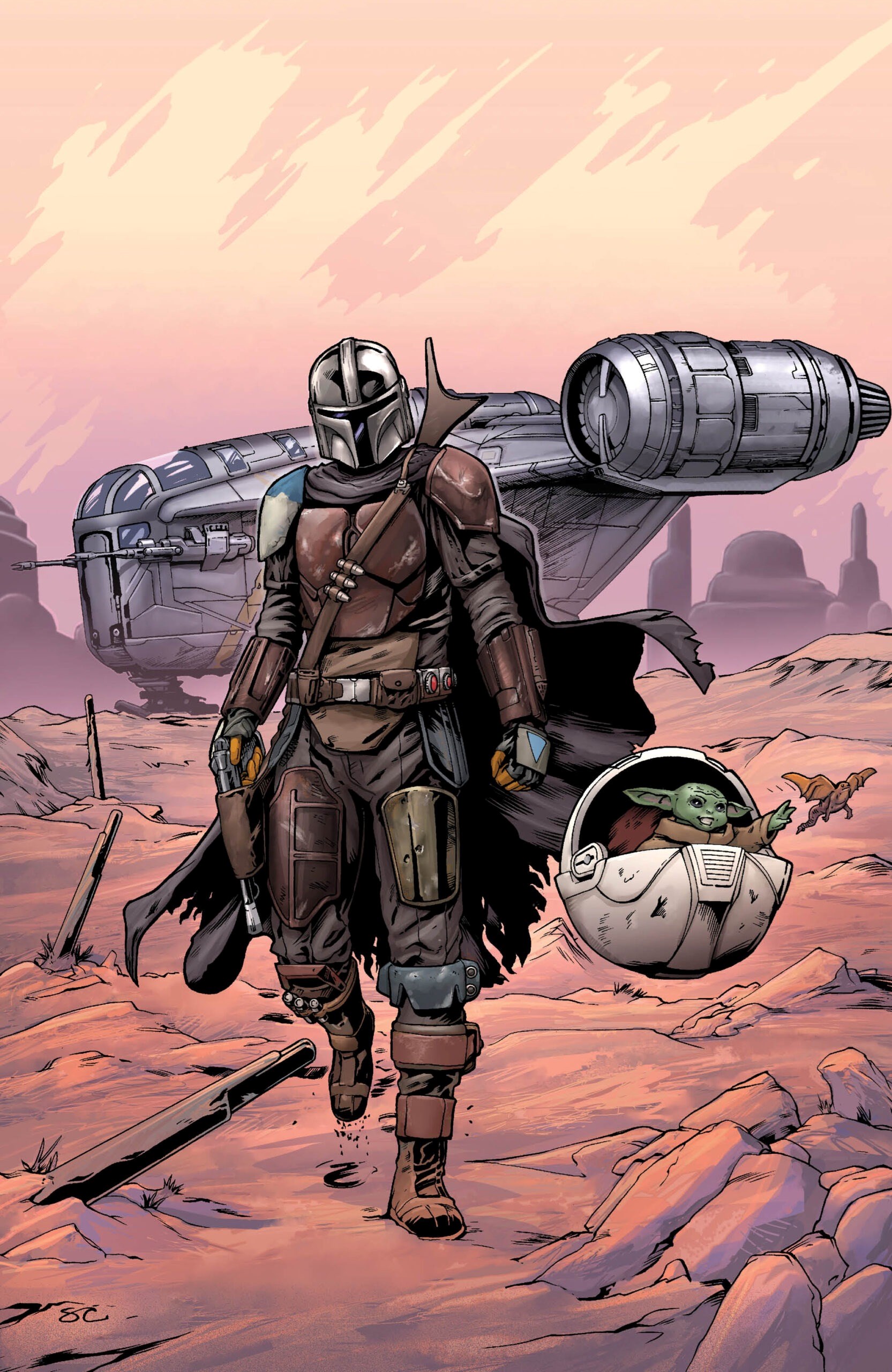 STAR WARS: THE MANDALORIAN #1-MEC-B