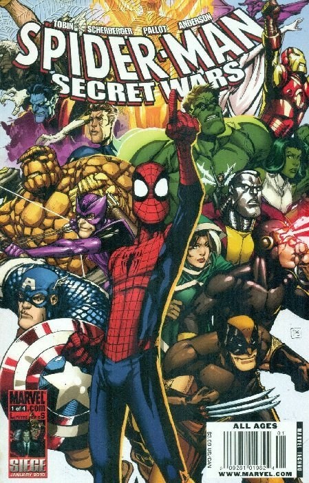 SPIDER-MAN AND THE SECRET WARS #1B