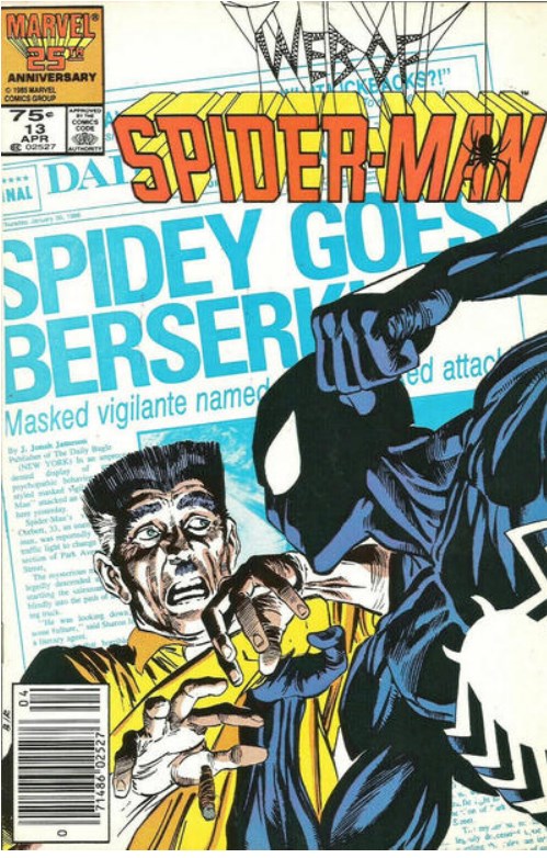 WEB OF SPIDER-MAN #13B