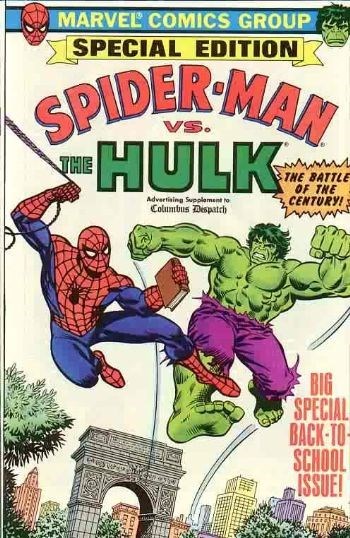 SPIDER-MAN VS. THE HULK ADVERTISING SUPPLEMENT TO COLUMBUS DISPATCH (GIVEAWAY) #1