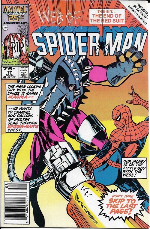 WEB OF SPIDER-MAN #17B