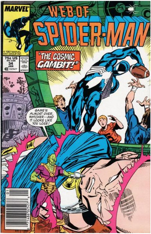 WEB OF SPIDER-MAN #34B