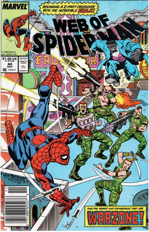 WEB OF SPIDER-MAN #44B
