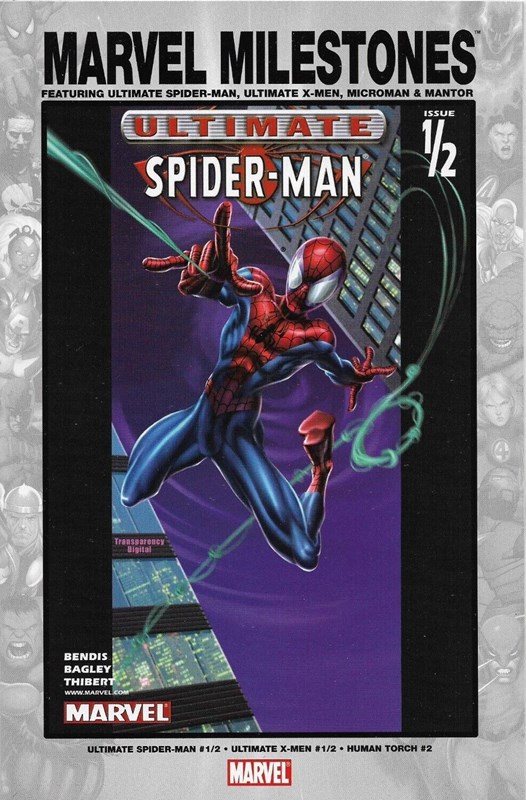 MARVEL MILESTONES: ULTIMATE SPIDER-MAN, ULTIMATE X-MEN, AND MICROMAN MANTOR #.5 (9)