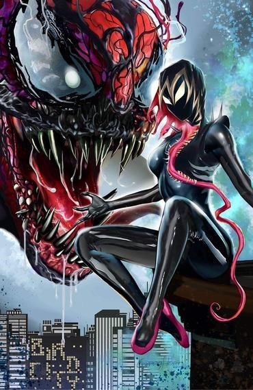 KING IN BLACK: GWENOM VS. CARNAGE #1-HORN-B