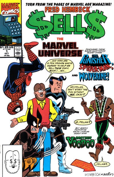 FRED HEMBECK SELLS THE MARVEL UNIVERSE #1