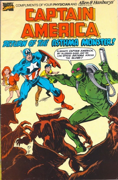 CAPTAIN AMERICA: RETURN OF THE ASTHMA MONSTER #nn