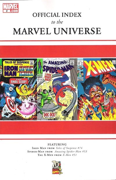 OFFICIAL INDEX TO THE MARVEL UNIVERSE #2