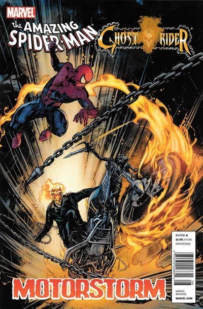 AMAZING SPIDER-MAN / GHOST RIDER: MOTORSTORM #1B