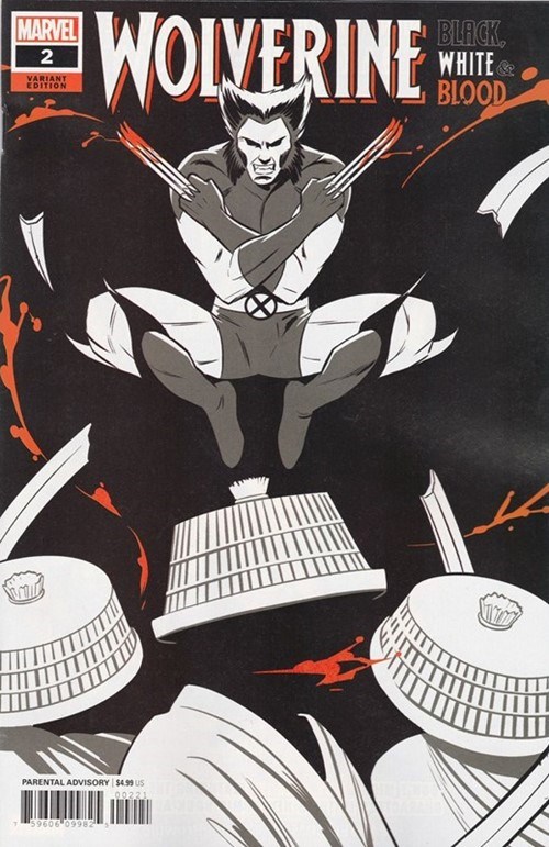 WOLVERINE: BLACK, WHITE & BLOOD #2-RI-B
