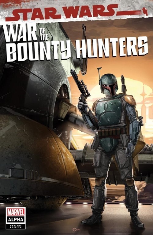 STAR WARS: WAR OF THE BOUNTY HUNTERS - ALPHA #1-BFLAG