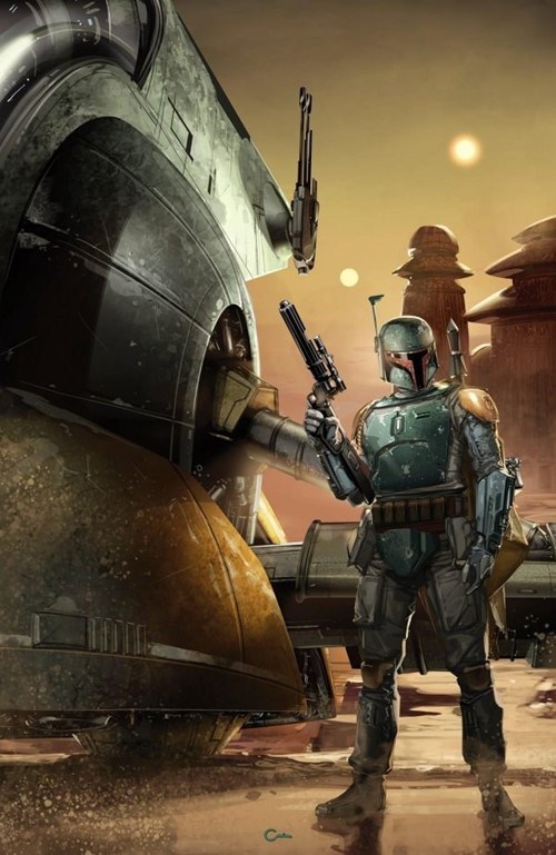 STAR WARS: WAR OF THE BOUNTY HUNTERS - ALPHA #1-BFLAG-B
