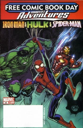 FCBD 2008: MARVEL ADVENTURES - IRON MAN / HULK / SPIDER-MAN #AA