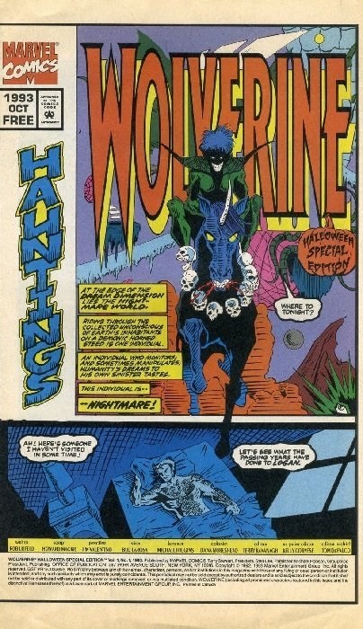 WOLVERINE HALLOWEEN SPECIAL EDITION #1