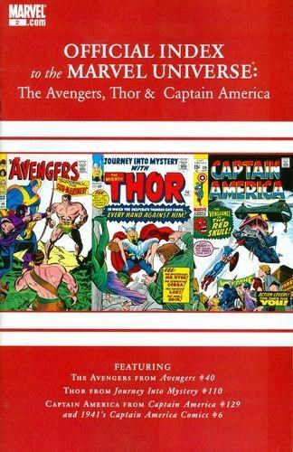 OFFICIAL INDEX TO THE MARVEL UNIVERSE: THE AVENGERS, THOR & CAPTAIN AMERICA #2