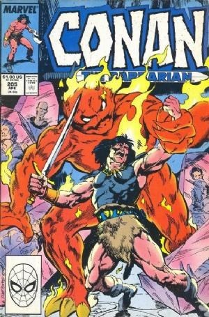 CONAN THE BARBARIAN #205