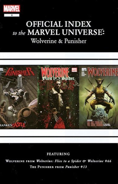 WOLVERINE, PUNISHER & GHOST RIDER: OFFICIAL INDEX TO THE MARVEL UNIVERSE #8