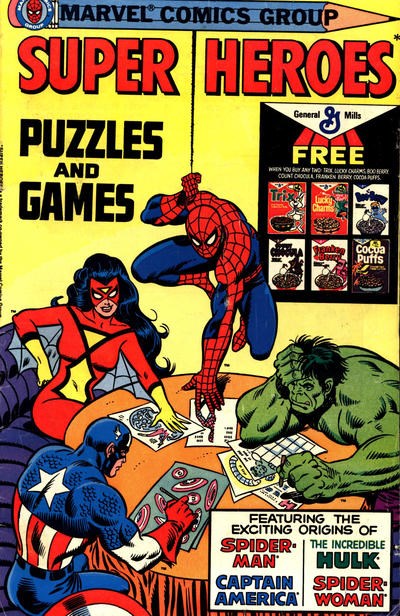 SUPER HEROES: PUZZLES AND GAMES #nn
