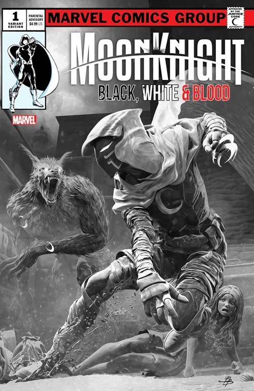 MOON KNIGHT: BLACK, WHITE & BLOOD #1-FRGAP