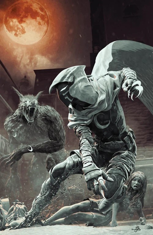 MOON KNIGHT: BLACK, WHITE & BLOOD #1-FRGAP-B