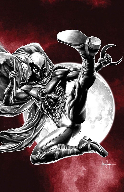 MOON KNIGHT: BLACK, WHITE & BLOOD #1-ILLUM-B