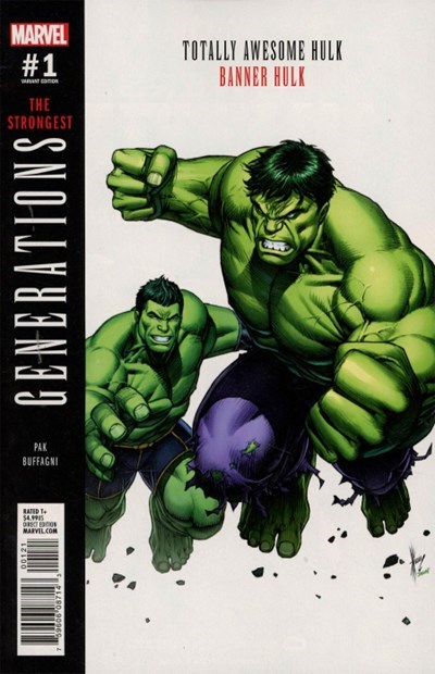 GENERATIONS: BANNER HULK & THE TOTALLY AWESOME HULK #1B