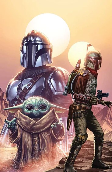 STAR WARS: THE MANDALORIAN SEASON 2 #1-ILLUM-B