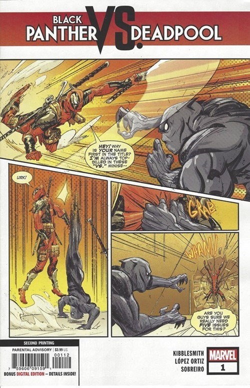 BLACK PANTHER VS DEADPOOL #1-2nd