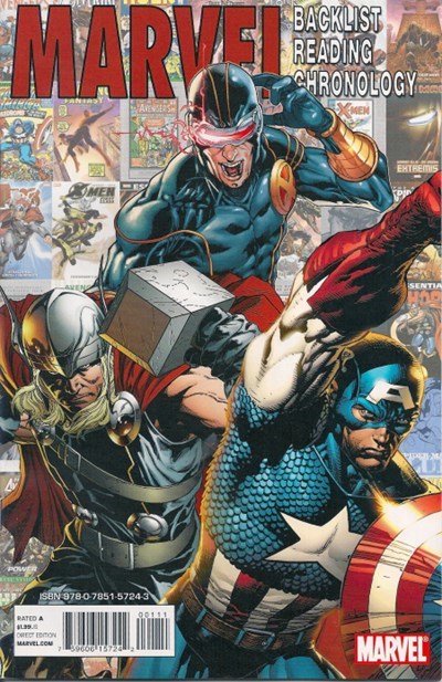 MARVEL BACKLIST READING CHRONOLOGY #1