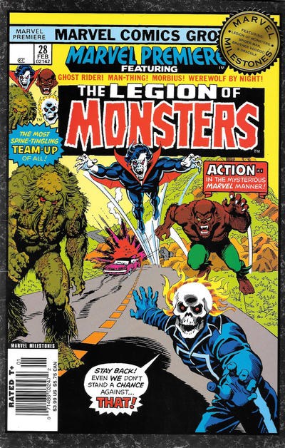 MARVEL MILESTONES: LEGION OF MONSTERS, SPIDER-MAN & BRO VOODOO #28 (19)B