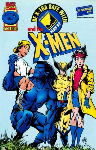 X-MEN BE X-TRA SAFE WITH THE X-MEN (BLOCKBUSTER VIDEO GIVEAWAY) #1