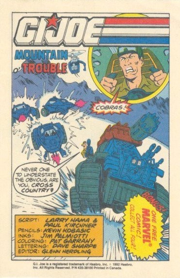 G.I. JOE: BATTLE CORPS MINI COMICS #2