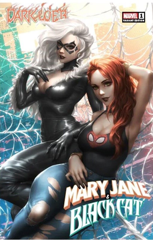 MARY JANE & BLACK CAT #1-ART