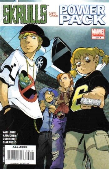 SKRULLS VS POWER PACK #2