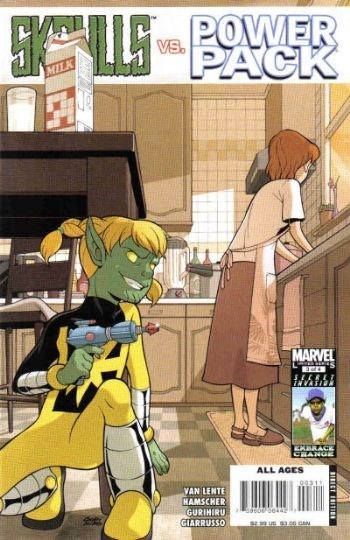 SKRULLS VS POWER PACK #3
