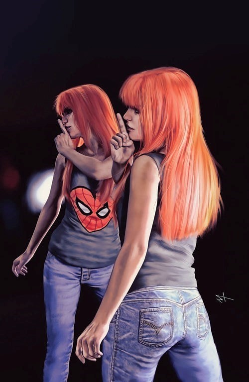MARY JANE & BLACK CAT: BEYOND #1-ILLUM-B