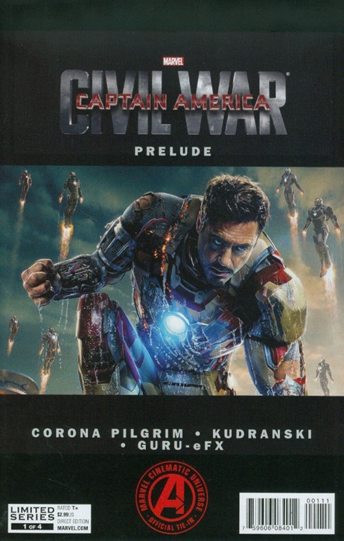MARVEL'S CAPTAIN AMERICA: CIVIL WAR PRELUDE #1