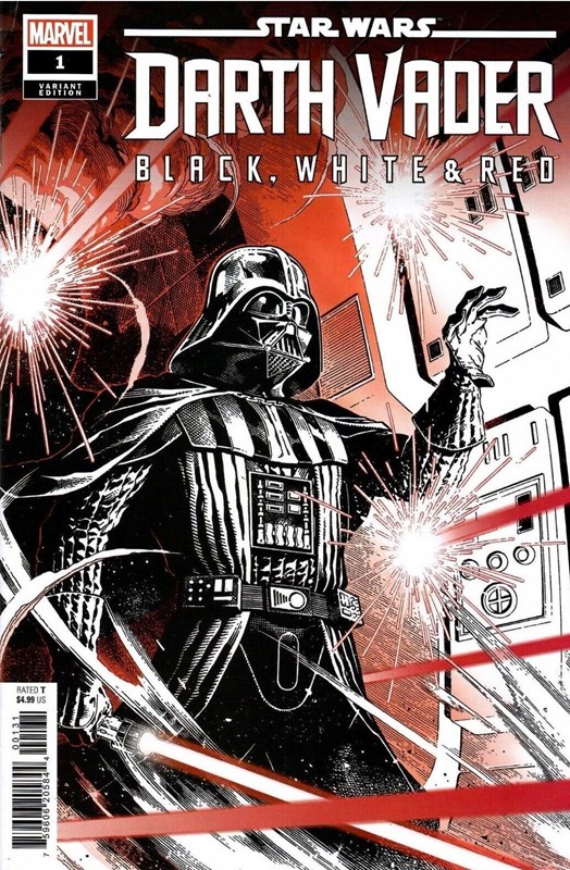 STAR WARS: DARTH VADER - BLACK, WHITE & RED #1C